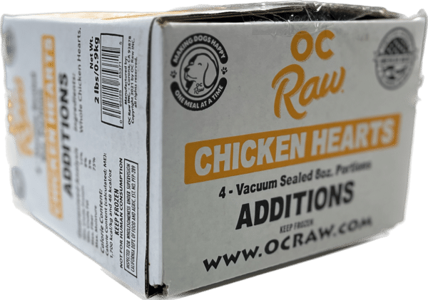 OC Raw Frozen Chicken Heart Additions 2lb