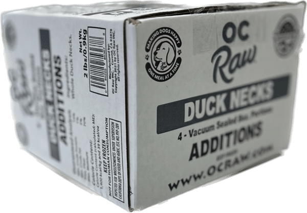 OC Raw Frozen Duck Neck Additions 2lb