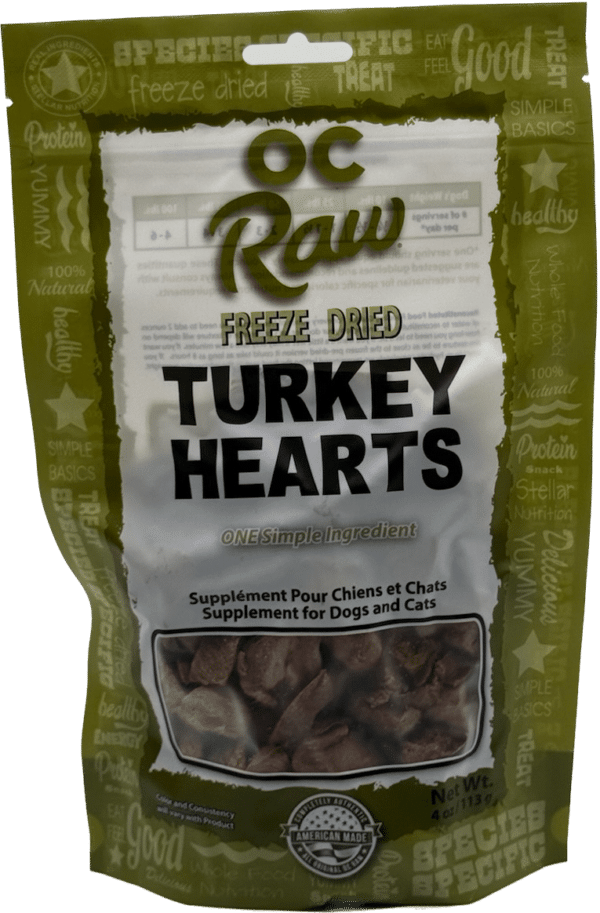 OC Raw FD Turkey Hearts